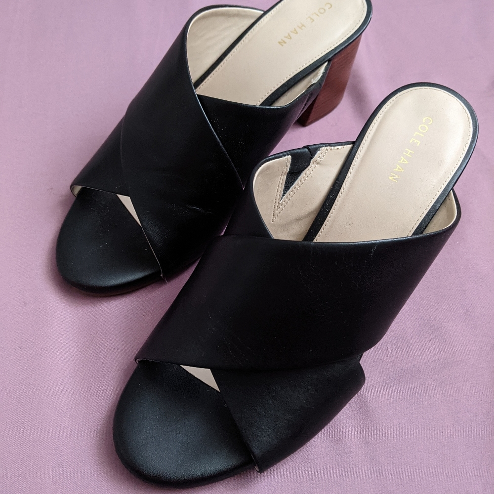 Cole Haan cross cross mule sandals
